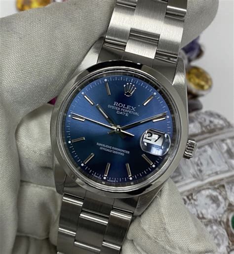 rolex 15200 blue dial.